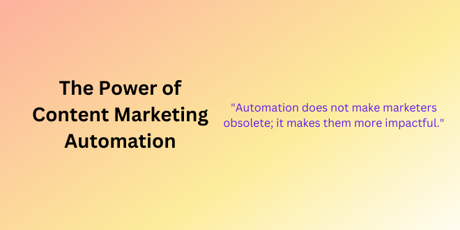 Content Marketing Automation