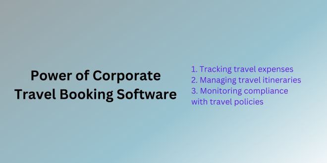 Corporate Travel Booking Software