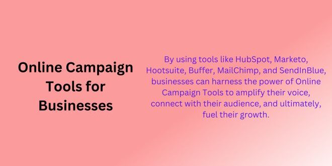 Online Campaign Tools for Businesses