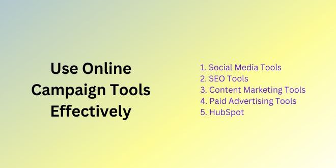 Online Campaign Tools