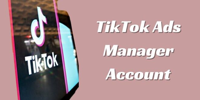 TikTok Ads Manager Account